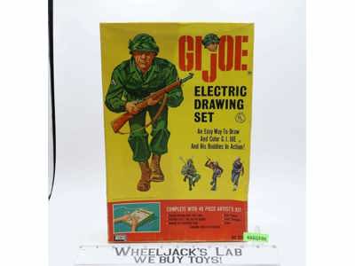 Electric Drawing Set GI Joe 1965 Lakeside Toys Vintage Child Artist's Kit
