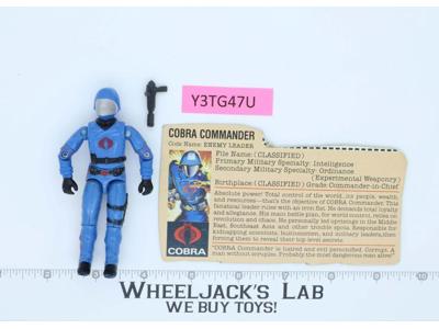 Cobra Commander V1.5 100% Complete 1983 G.I. Joe Vintage Hasbro Figure