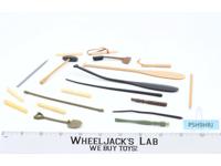 Lot of 19 Joe Accessories For 12 " (batons, Oars, etc..) G.I. Joe Vintage