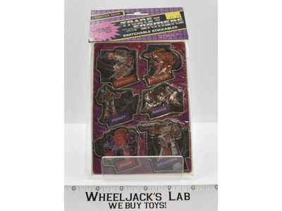 Switchable Stickables Fighter Pack Style 4 G1 Transformers 1984 Hasbro Vintage