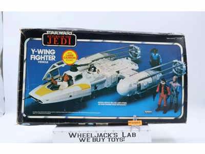 Y-Wing Fighter W/Box Star Wars ROTJ 1983 Vintage Kenner Action Figure Vehicle