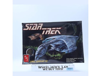 3 Piece Adversary Set Model Kit Star Trek 1989 AMT ERTL NEW SEALED