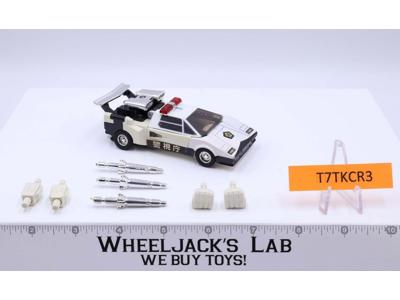 Sunstreaker Countach LP500S White Patrol Car No 3 Police Robocar Diaclone Takara