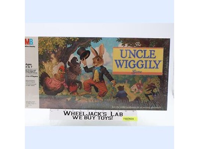 The Uncle Wiggily Vintage Board Game 1988 Milton Bradley Hasbro NEW MISB SEALED