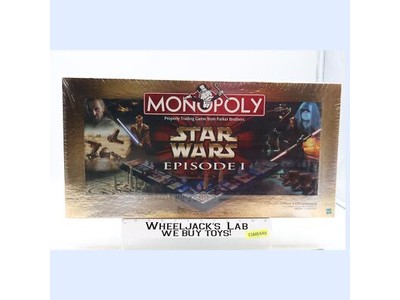 Star Wars Episode I Collector Edition Monopoly 3D Board 1999 Parker Bros SEALED