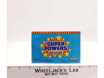 DC Super Powers Original Brochure Booklet Pamphlet 1984 Vintage Kenner