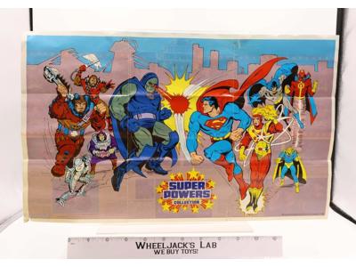 Super Powers Poster DC Comics 1984 Kenner 18"x11"