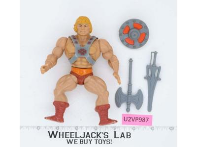 He-Man 100% Complete Masters of the Universe MOTU 1984 Mattel Action Figure