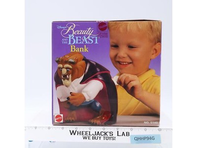 Beauty and the Beast Bank Disney Mattel MISB NEW SEALED