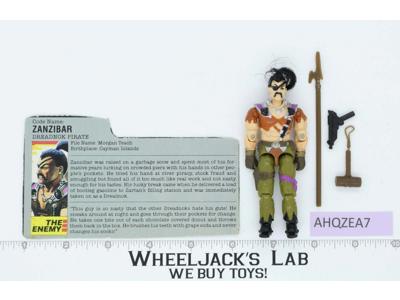 Zanzibar V1 100% Complete G.I. Joe 1987 Hasbro Vintage Action Figure