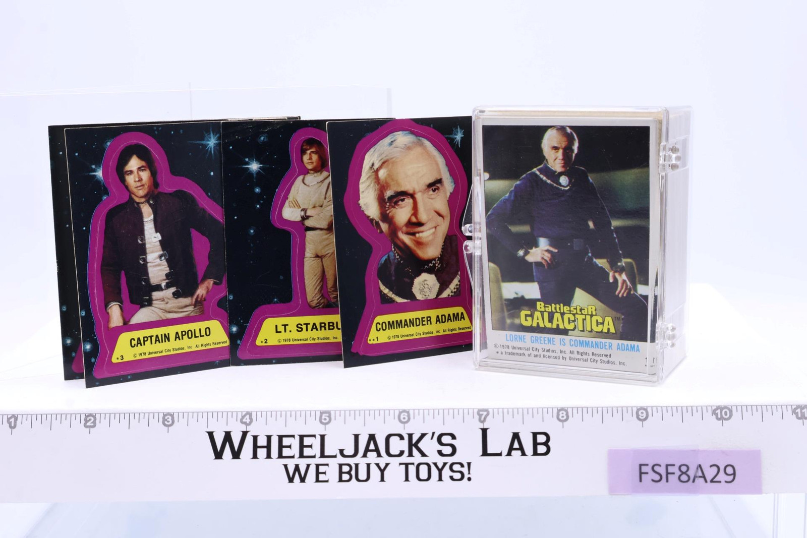 Complete Set #1 - 132 + Stickers Battlestar Galactica 1978 Topps Trading Cards