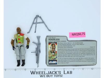 Roadblock V2 100% Complete G.I. Joe 1986 Hasbro Vintage Action Figure