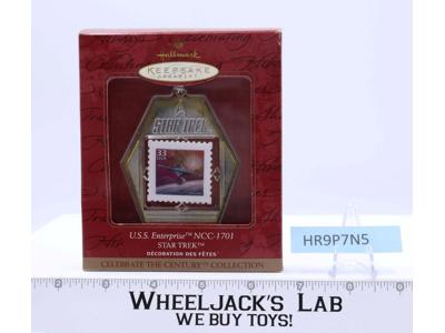U.S.S. Enterprise Star Trek STAMP Keepsake Ornament 1999 Hallmark