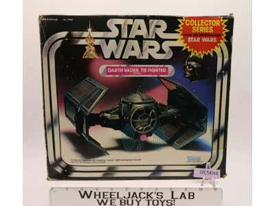 Darth Vader Tie Fighter WORKS 100% Complete W/ Box Star Wars 1978 Kenner Vehicle