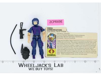 Tele-Vipers V1 100% Complete G.I. Joe 1985 Hasbro Vintage Action Figure