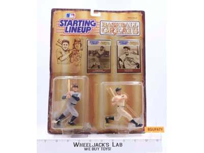 Babe Ruth & Lou Gehrig Baseball Greats Starting Lineup MLB 1989 NEW Kenner