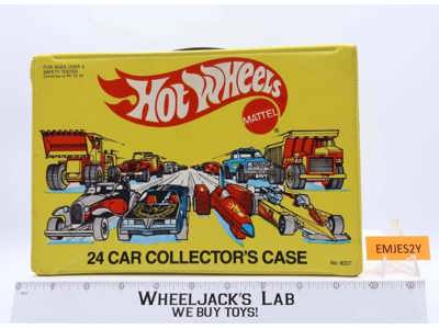24 Car Collector's Case W/ Trays Hot Wheels 1983 Mattel Vintage Storage Case