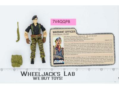 Flint V1 100% Complete 1985 G.I. Joe Hasbro Vintage Action Figure