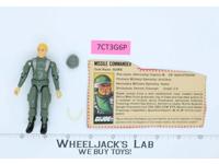 Hawk V1 Straight Arm 100% Complete 1982 G.I. Joe Hasbro Vintage Action Figure