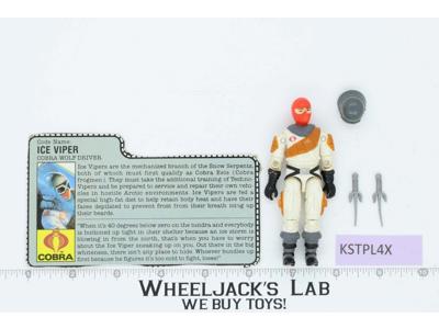 Ice Viper V1 100% Complete G.I. Joe 1987 Hasbro Vintage Action Figure