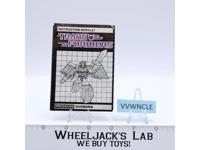 Divebomb Action Figure Instruction Manual Booklet 1986 Hasbro G1 Transformers
