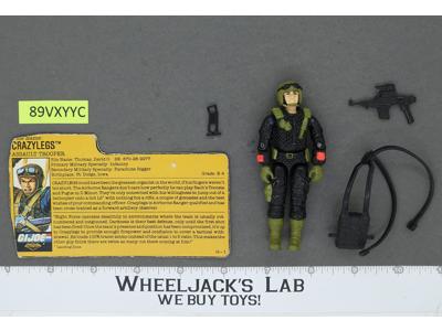 Crazylegs V2 NIGHT FORCE 100% Complete G.I. Joe 1988 Hasbro Vintage Figure