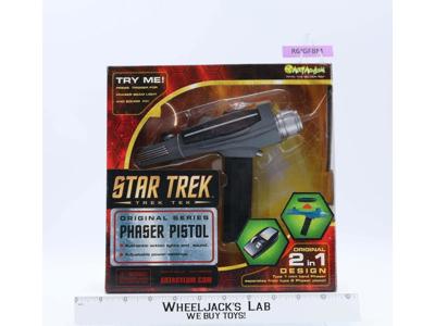 Phaser Pistol Star Trek TOS Original Series 2005 Art Asylum Toys NEW MIB