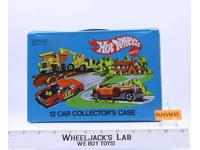 12 Car Collector's Case W/Tray Hot Wheels 1980 Mattel Vintage Storage Case
