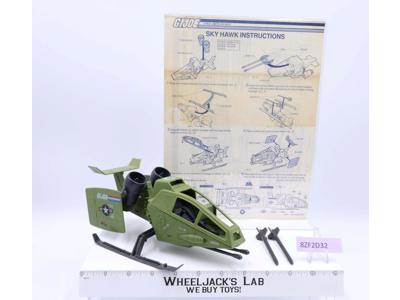 Sky Hawk 100% Complete 1984 G.I. Joe Hasbro Vintage Action Figure Vehicle