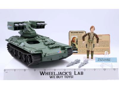 Wolverine W/Cover Girl Complete GI Joe 1983 Hasbro Vintage Action Figure Vehicle