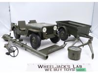 Official Jeep Combat Set Hasbro 12" G.I. Joe Action Soldier Vehicle 1966 Vintage