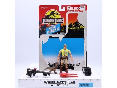 Robert Muldoon W/Firing Tranq. Bazooka 100% COMPLETE Jurassic Park W/CARDBACK