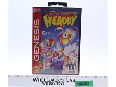 Dynamite Headdy SEGA GENESIS 1994 NEW SEALED Video Game Cartridge