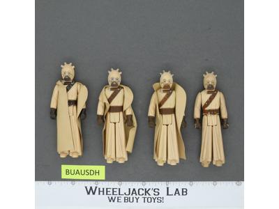 Lot of 4 Tusken Raiders Sand People Star Wars 1977 Vintage Action Figure Kenner