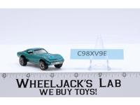 Custom Corvette Aqua 1968 Redline Hot Wheels Mattel Vintage RL