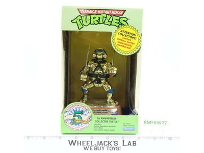 Leonardo 5th Anniversary Collector Turtle TMNT 1992 Playmates NEW MISB SEALED
