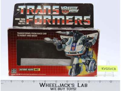 Jazz BOX ONLY 1984 Action Figure Vintage Hasbro G1 Transformers