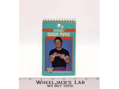 Rowdy Roddy Piper Memo Pad WWF Titan Sports Inc. 1985 Vintage