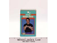 Rowdy Roddy Piper Memo Pad WWF Titan Sports Inc. 1985 Vintage