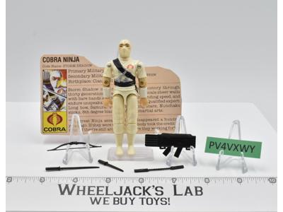 Storm Shadow V1 100% Complete G.I. Joe 1984 Hasbro Vintage Action Figure