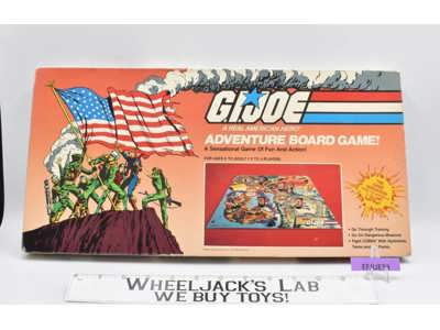 Adventure Board Game GI Joe A Real American Hero 1982 Hasbro Vintage