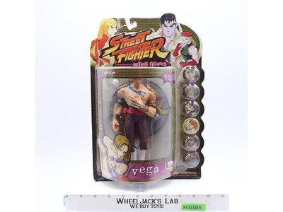 Vega Street Fighter Round 1 1999 Capcom Resaurus Toys Player 1 NEW MOSC