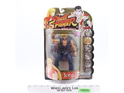 Ken Street Fighter Round 1 Alpha 3 1999 Capcom Resaurus Player 2 NEW MOC