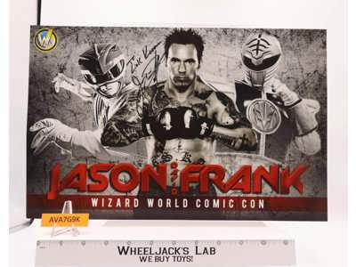 Power Rangers Jason David Frank Green Ranger AUTOGRAPHED Comic Con Poster