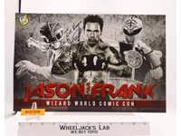 Power Rangers Jason David Frank Green Ranger AUTOGRAPHED Comic Con Poster