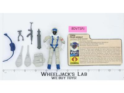 Snow Serpent V1 100% Complete G.I. Joe 1985 Hasbro Vintage Action Figure