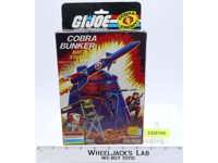 Cobra Bunker 100% Complete W/Box GI Joe 1986 Hasbro Vintage Action Figure