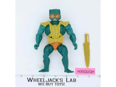 Mer-Man 100% Complete He-Man Masters of the Universe MOTU Mattel 1982 Vintage