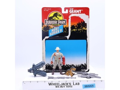 Dr. Alan Grant W/ Bola Launcher Series II Jurassic Park 1994 Vintage W/CARDBACK