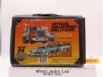 Official Collectors' Carrying Case W/Trays Holds 24 Cars Matchbox 1983 Vintage